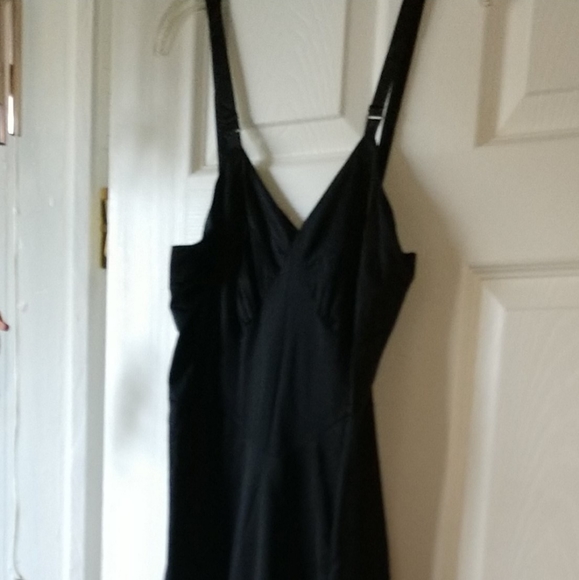 🖤Vintage 1960's Aristocraft by Superior Black Full Slip Size 34" Nylon - Picture 3 of 10